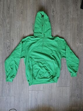 Port and Company Bright Green Pullover Hoodie NWOT